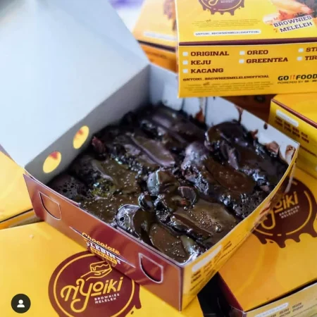 Nyoiki brownies meleleh